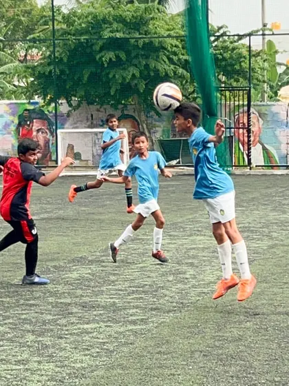 Our U-9, U-11, U-13, and U-15 teams engaging in competitive practice matches against Bengaluru United FA, a crucial part of their pre-season and ongoing development.