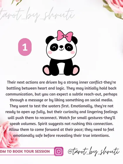 Wondering about their next move? This 'Pick a Pile' reading decodes their intentions, whether they are battling an inner conflict, preparing to take bold action, or observing you from a distance.