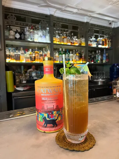 A tall, refreshing zero-proof highball. This drink is perfect for a hot day, mixed with premium botanicals and sparkling water.