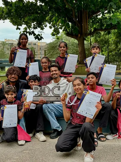 A proud moment for the M&M family! Celebrating our wins at the Bangalore Dance Championship 2024, including 1st place for group dance.