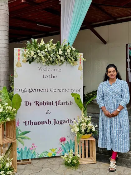 My goal has always been to work until I no longer have to introduce myself. This picture was taken at an engagement we planned, a proud moment for me and my team.