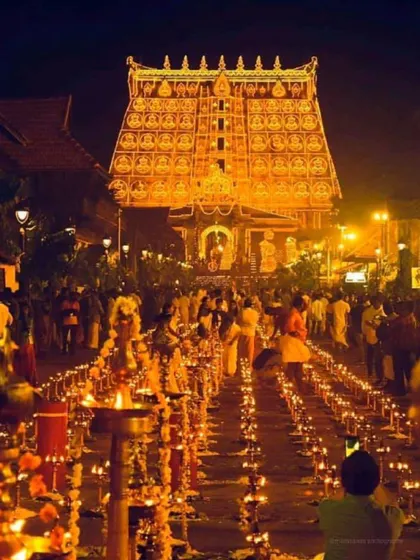 The Sree Padmanabhaswamy Temple in Kerala is one of the 108 holy Vishnu temples and is known as the wealthiest temple in the world. Its architecture and spiritual aura are magnificent.
