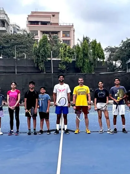 The Tennace family, all lined up and ready to play. We foster a sense of community and teamwork among our players, creating a positive environment for everyone to thrive in.