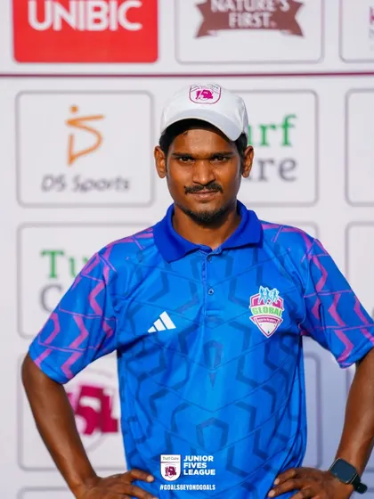 A youth coach from a participating academy at the Junior Fives League. My events bring together the best young talent and the dedicated coaches who guide them.