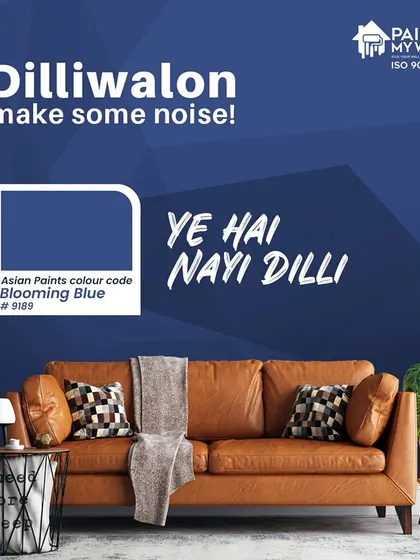 Yeh Hai Nayi Dilli! Let's create a visual spectacle with the Delhi Capitals' colors. I can color your walls in the shade of determination and potential that defines the team.
