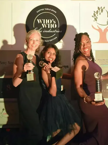 Posing with fellow international award winners. We are proud to be part of a global community of industry leaders.