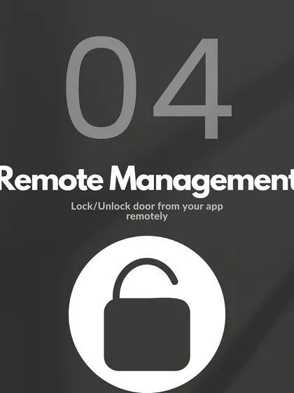 Reason 4: Remote Management. This feature allows you to lock or unlock your door remotely from your app, no matter where you are in the world.