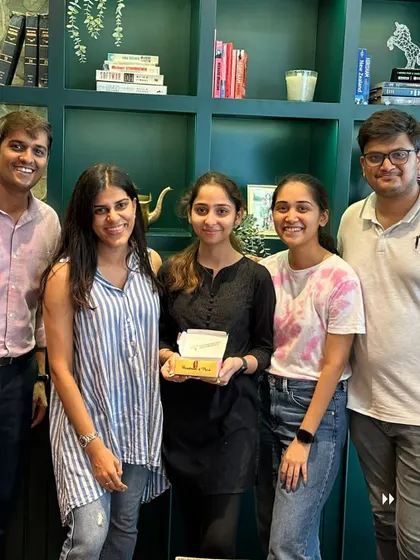 A happy moment with the team. We are grateful for each and every one of them.