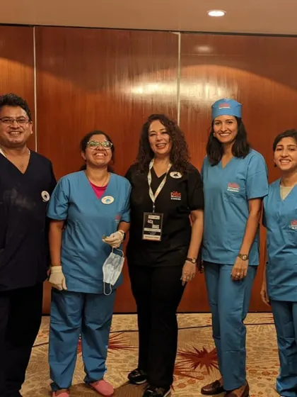 With my DIAS crew. These customized cadaveric courses provide focused training on injectables, which is essential for mastering the art and science of dermatology.