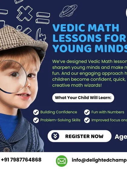 Discover the power of ancient Indian mathematics. My Vedic Math lessons are designed for students aged 9 and up to make complex calculations simple and fun, building skills for competitive exams and beyond.