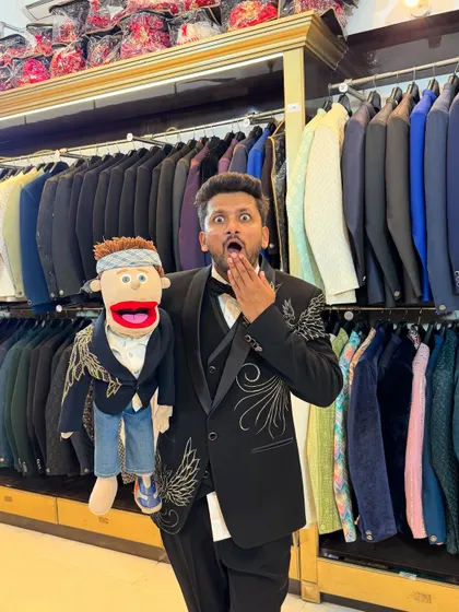 The "wow" moment when you see the collection at Shriram Ethnics. This is the reaction we aim to get for the brands we work with.