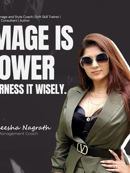 "Image is Power - Harness it Wisely." A strong, authoritative promotional image.