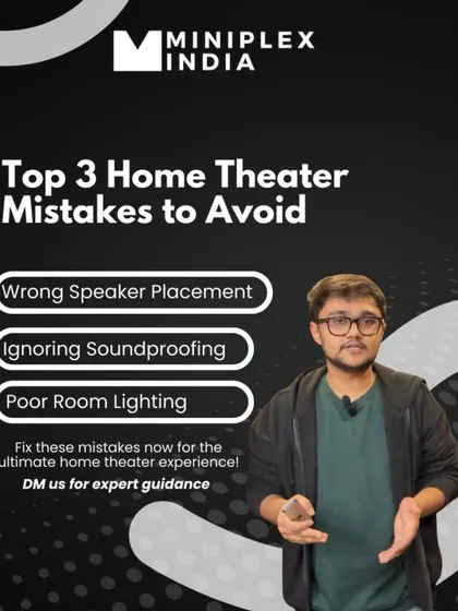 In this video, I summarize the top 3 mistakes to avoid: wrong speaker placement, ignoring soundproofing, and poor room lighting. Getting these right is key to a great experience.