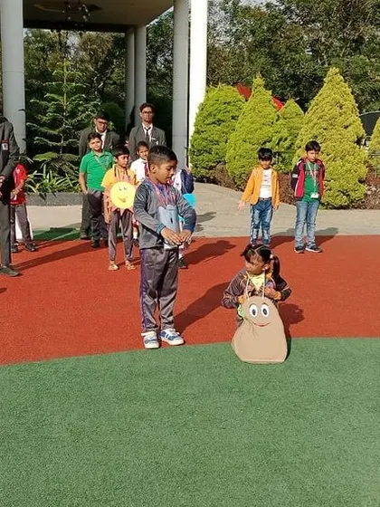 A wide view of the skit, showing the students' engagement and the creative way we teach scientific concepts.