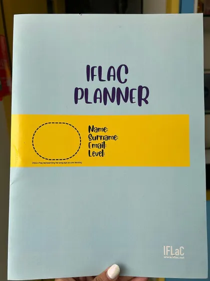 The IFLAC Planner, a tool we provide to help students organize their learning, track their progress, and stay motivated throughout their course.