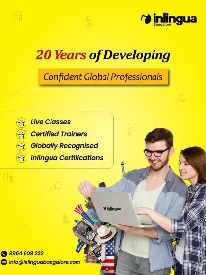 We specialize in developing confident global professionals. This image represents how our live classes, certified trainers, and recognized certifications equip students with the fluency needed to excel on the world stage.