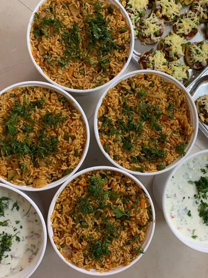 Another view of the Tawa Pulao and Raita.