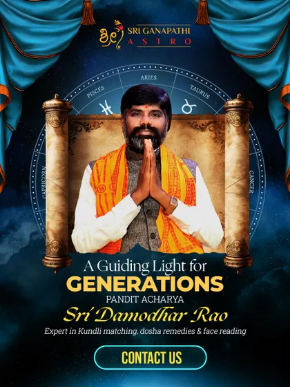 For many years, I have been a guiding light for generations of families. My expertise in Kundli matching, dosha remedies, and face reading has helped restore balance and peace in countless households.