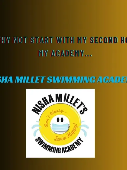 Why not start your journey at our second home? The Nisha Millet Swimming Academy is here to help you achieve your goals.