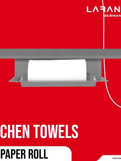 My aluminum bars serve as the perfect holder for your paper towels. They enhance functionality and add modern elegance to your space.