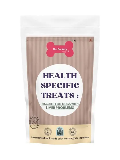 I am excited to introduce my new Liver Health Dog Treats. These are specially crafted for dogs with liver issues, using a low-fat, gluten-free recipe of lean chicken and brown rice to support liver health without compromising on taste.