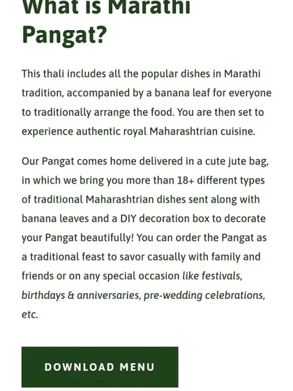 As explained on our website, every hamper comes with more than 18 traditional dishes, banana leaves, and a DIY decoration box. It’s a complete solution for festivals, birthdays, or any family celebration.