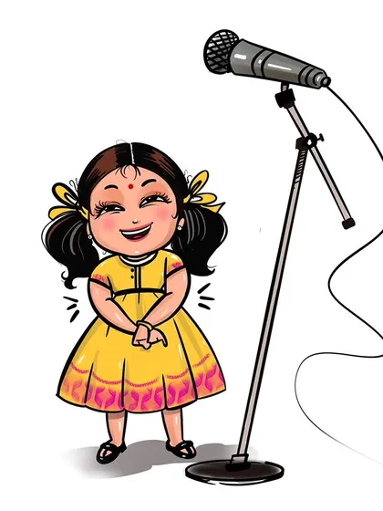 It was a fun project to work on this mini cartoon character for Aiyyo Shradha's World Tour. Creating unique characters like this for brands or events is something I love doing, bringing a playful personality to life through illustration.