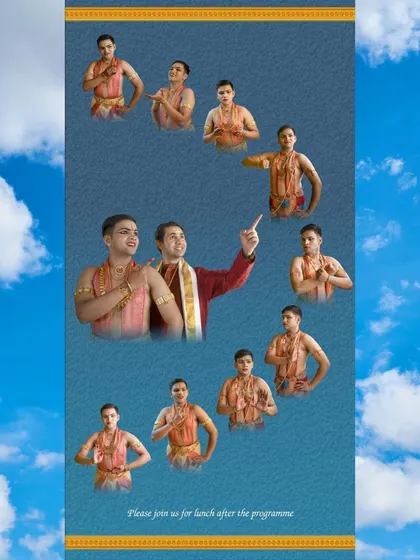 A collection of expressive moments from a student's debut Bharatanatyam performance. Each mudra and glance is part of the intricate storytelling that defines this classical Indian dance form.
