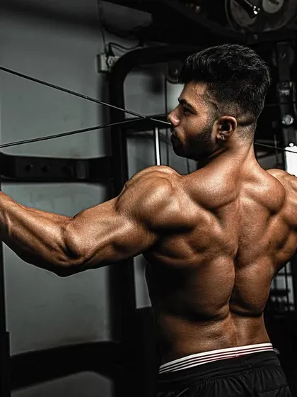 Another angle of my back development. A strong back is the foundation of a powerful physique.