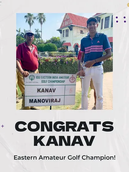 Congratulations to Kanav for winning the Eastern Amateur Golf Championship. This victory is a fantastic example of how a personalized, DNA-based nutrition plan can fuel success on the course.