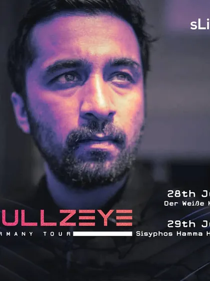 My Germany mini tour flyer, with shows at Der Weiße Hase and the legendary Sisyphos in Berlin.