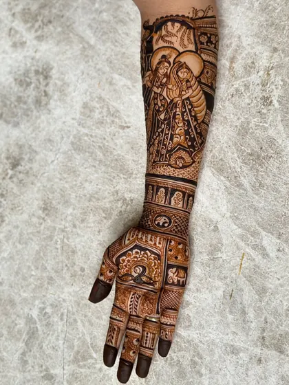 A beautiful design featuring Radha and Krishna, perfect for Janmashtami.