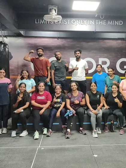 The heart and soul of my classes. Each photo captures a unique moment with my incredible community after a sweaty, joyful session. This is our shared victory lap.