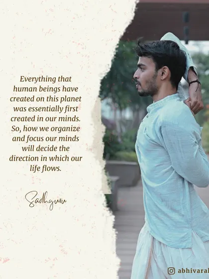 Everything that human beings have created was first created in our minds. How we organize and focus our minds determines the direction of our lives. Hatha yoga is a powerful tool to organize the mind.