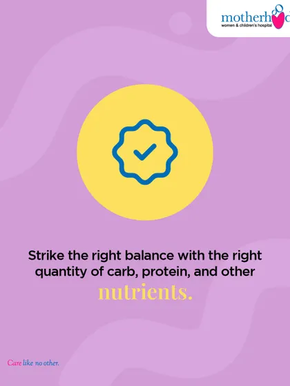 The goal is to strike the right balance with the right quantity of carbs, protein, and other essential nutrients. This approach provides sustained energy and supports your overall well-being, especially during the postpartum period.