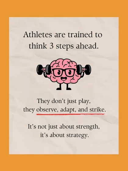 We train athletes to think three steps ahead. It's not just about strength; it's about observing your opponent, adapting your strategy, and striking at the right moment.
