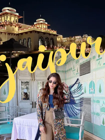 A camera roll from my trip to Jaipur. This city's vibrant and royal aesthetic inspired so many of my looks.