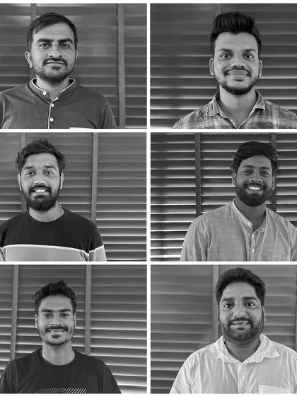 This is our dedicated construction management team in Goa. They are the ones on the ground, working closely with local artisans to translate our designs into beautifully handcrafted realities.
