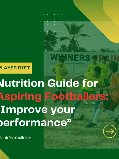 Our nutrition guide for aspiring footballers helps improve performance on the field.