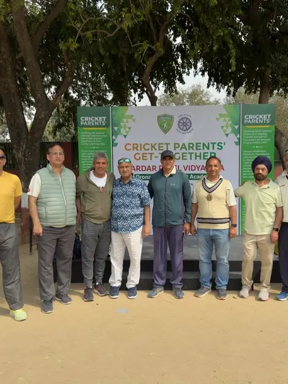 A reunion of alumni from Sardar Patel Vidyalaya, all of whom were mentored by Shri Gurcharan Singh. The enduring camaraderie and shared history among former players, including Indian cricketer Ajay Jadeja, is a testament to the strong community we have built over decades.