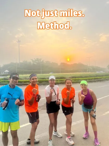 Not just miles. Method. The sun rises on another group of dedicated runners who understand that structure is everything.