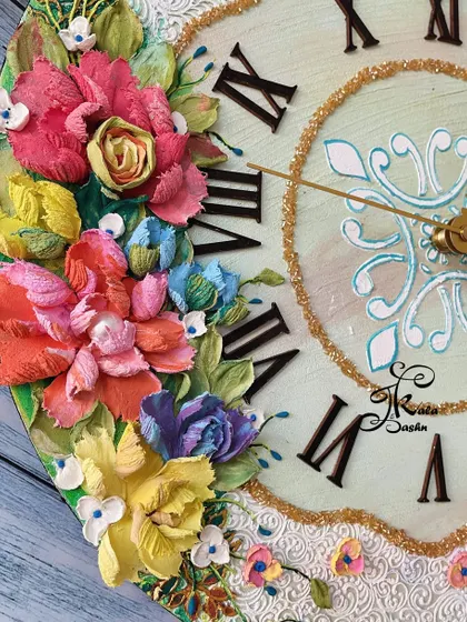 Another angle of the floral arrangement, showcasing the vibrant colors and textures.