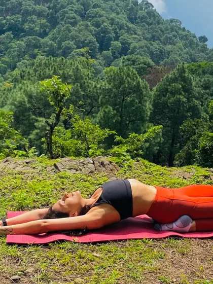 More inspiring shots of our members and instructors doing Pilates in beautiful outdoor locations and at home.