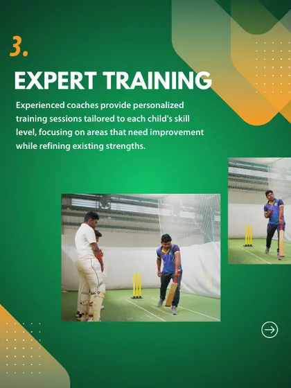 Our expert coaches provide personalized training sessions tailored to each child's skill level, focusing on areas that need improvement.