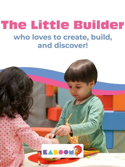 Meet the little builder! This post highlights one of the many play styles we encourage, where kids can create, build, and discover using our fun and safe materials.
