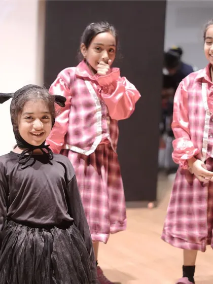 Giggles and smiles backstage. The friendships and bonds formed during a production are just as important as the final performance itself.