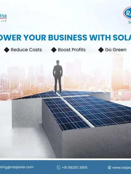 Power your business with solar to reduce costs, boost profits, and go green. An investment in our solar solutions is a step towards energy independence and a stronger, more sustainable brand image.