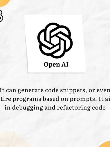 We show our clients how to use foundational models like OpenAI's to generate code snippets or even entire programs from simple text prompts, making it a powerful tool for rapid prototyping and problem-solving.