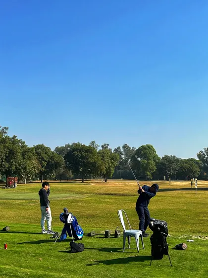 Friends, greens, and vibes that make you want to play all day.