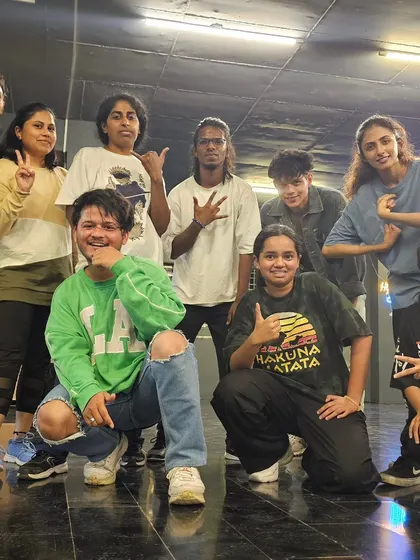 Another group shot of our diploma program students, who are constantly pushing their limits in training. We are proud to guide them on their journey in the dance world.